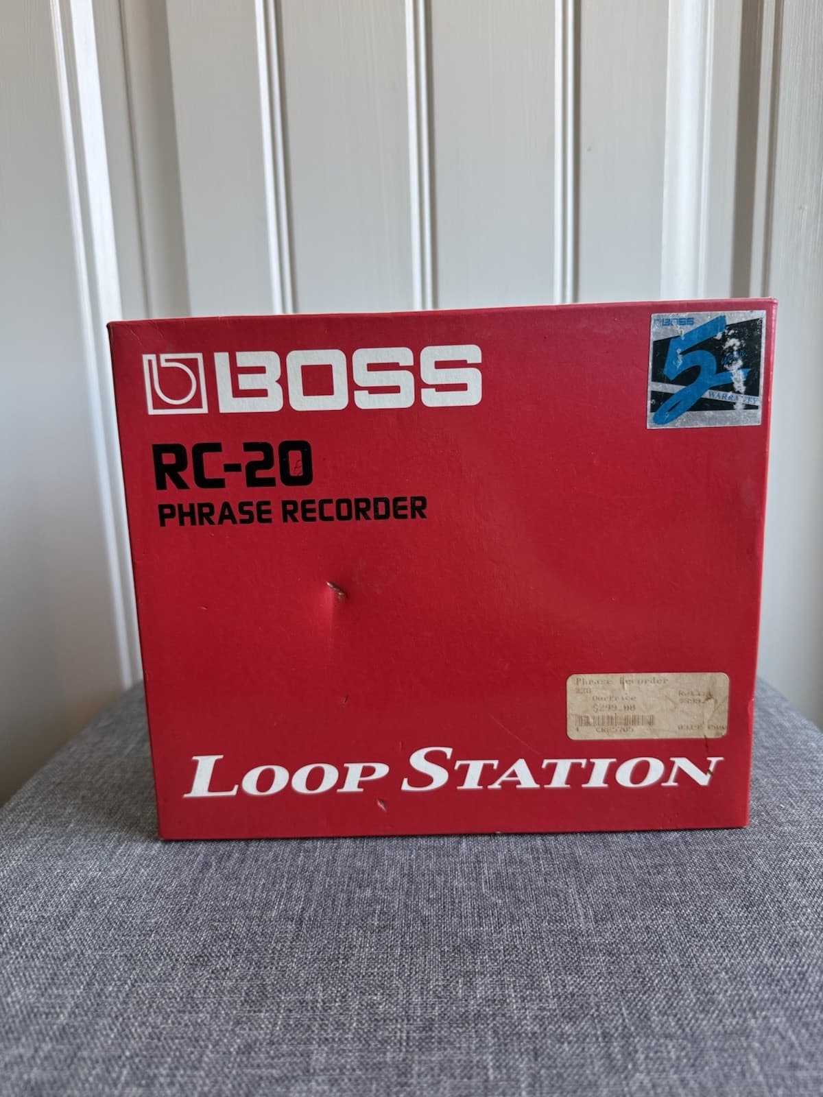 Boss RC-20 Loop Station Phrase Recorder W/ Manual & CDs- UNTESTED