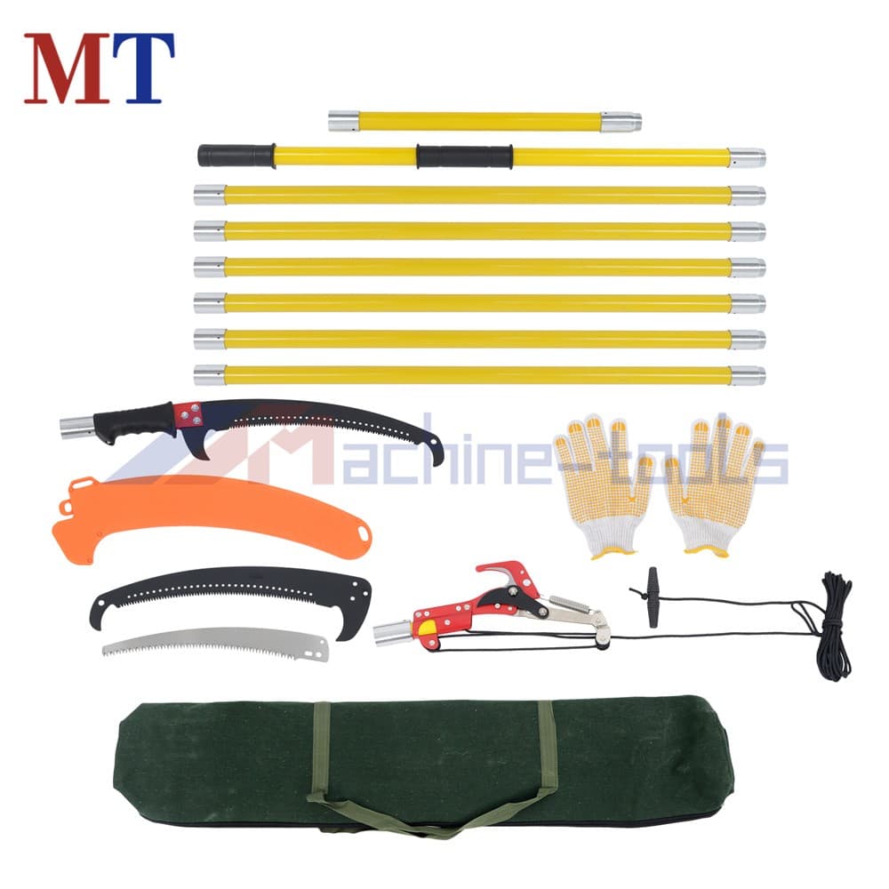 27 Feet Extendable Tree Pruner With Sharp Steel Blade & Scissors With 8 Section 4