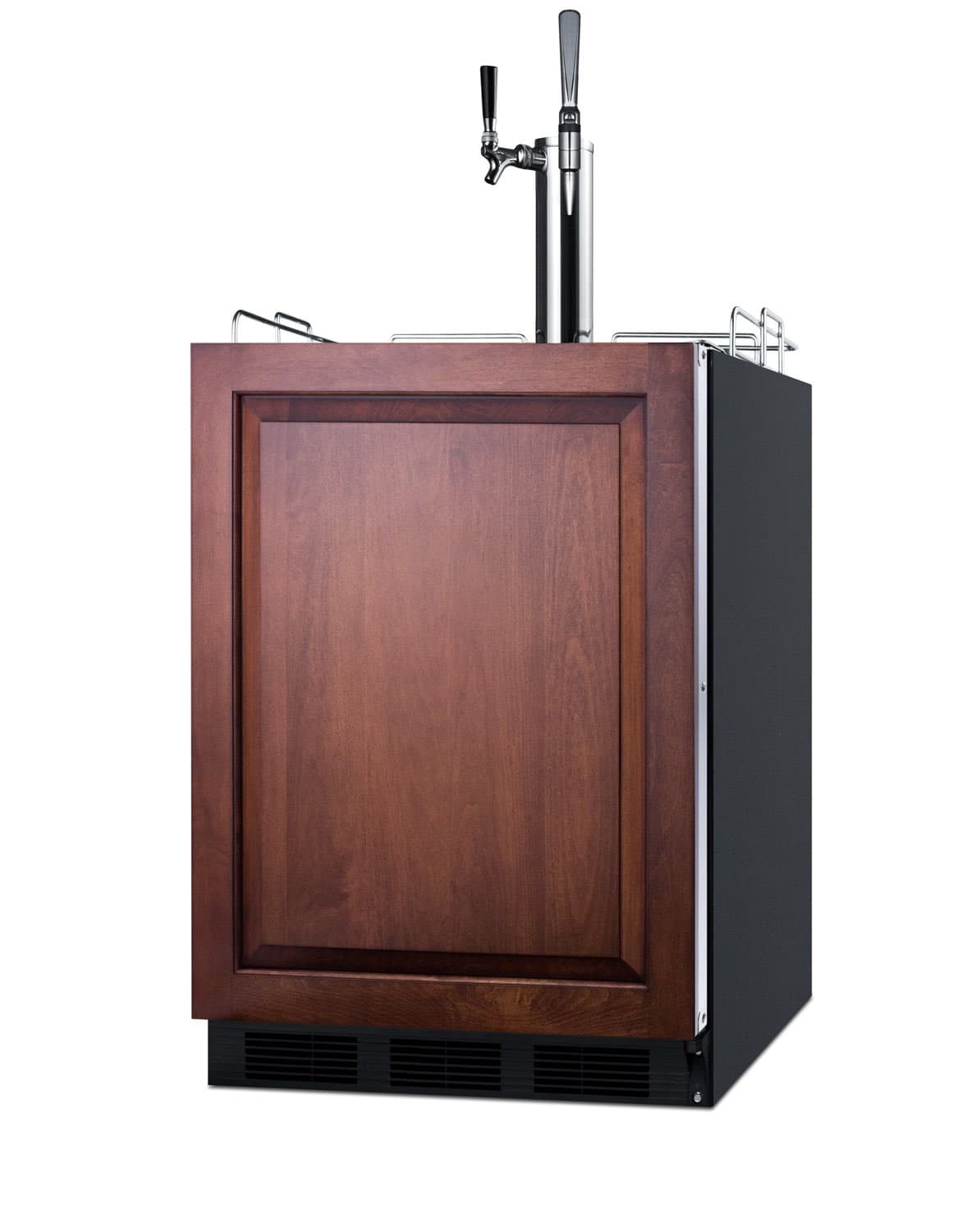 Summit SBC58BLBIADACMTWIN 24"W 5.5 Cu. Ft. Built-In Coffee Double - Stainless 4