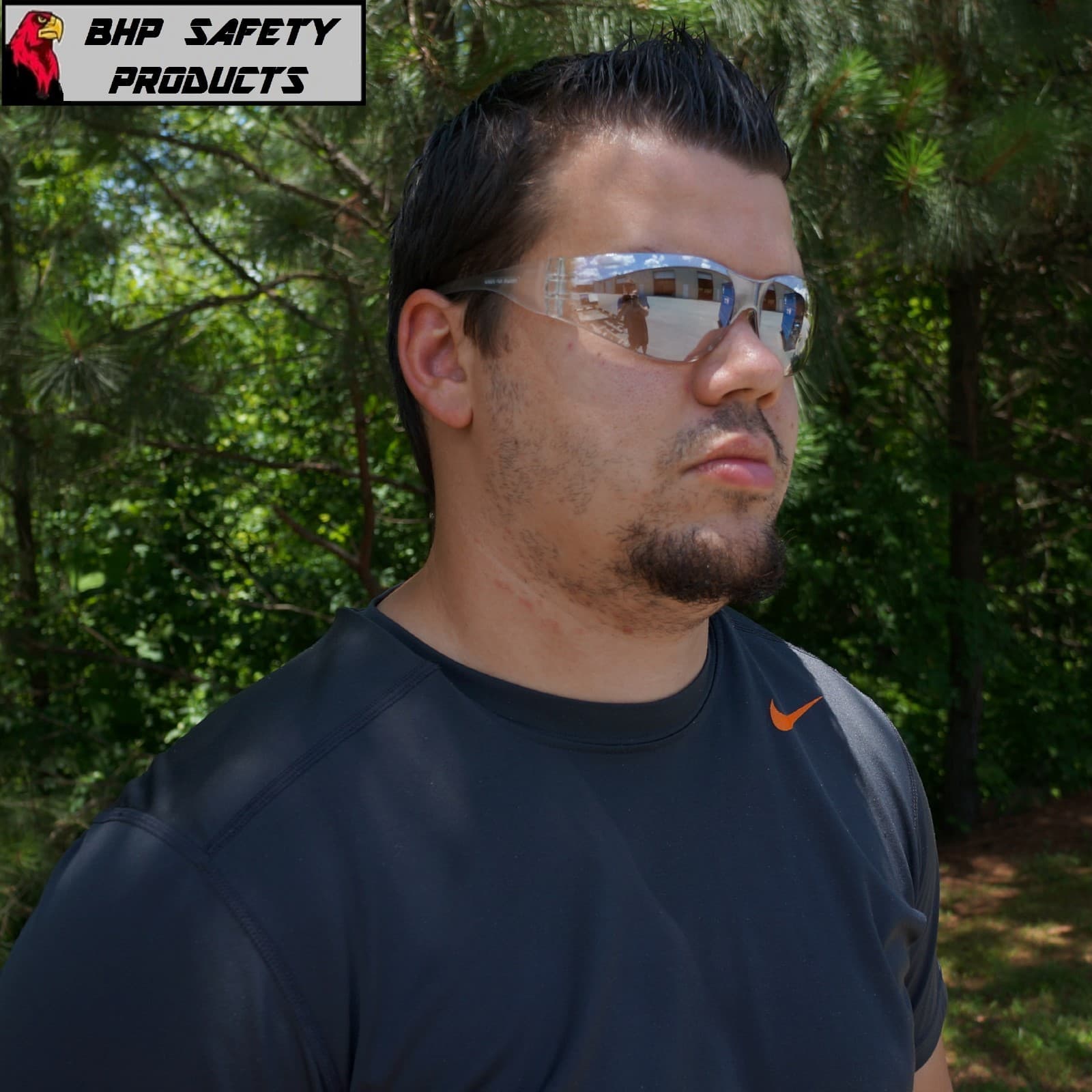 PYRAMEX INTRUDER SAFETY GLASSES I/O MIRROR LENS INDOOR/OUTDOOR S4180S (12 PAIR) 6