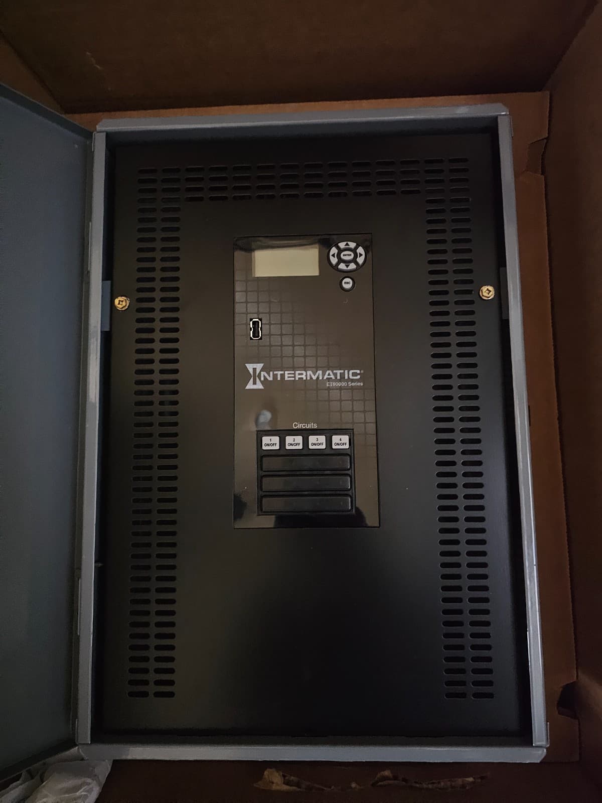 Intermatic Et90415cr Electronic Time Switch, 4 Circuit, Outdoor, Ethernet