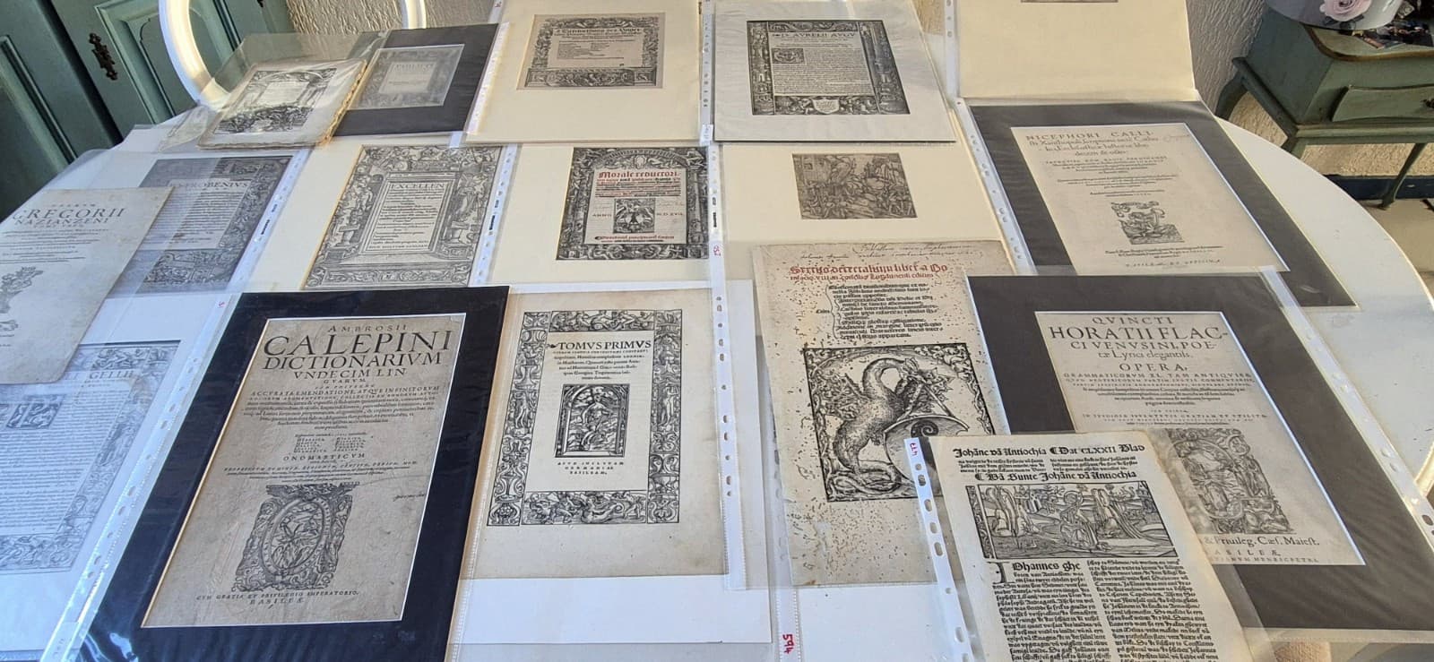 Post-Incunabula:  collection of old & rare leaves, 15th - 16th century 4