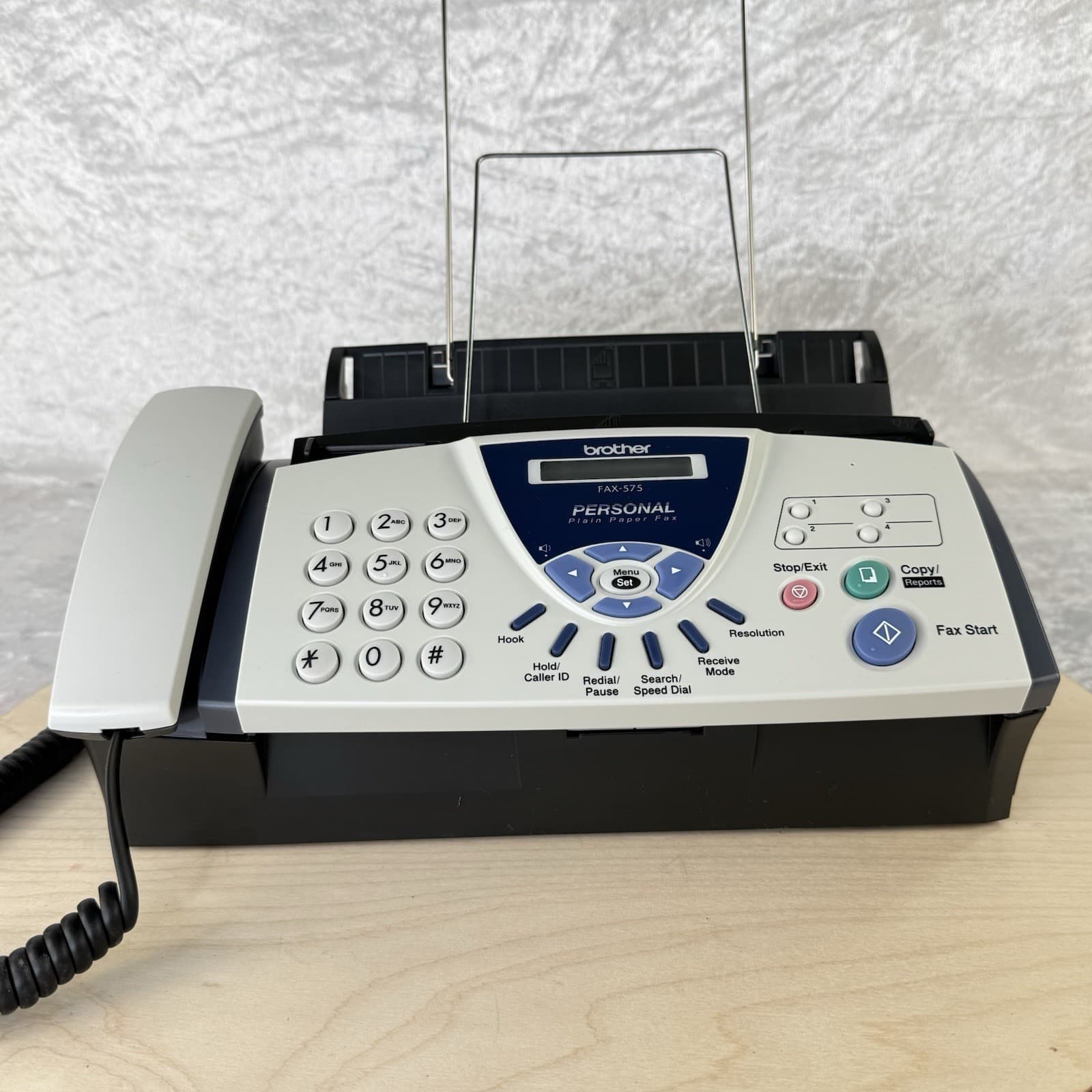 Brother FAX-575 Personal Plain Paper Fax Machine Copier User Guide Print Cartg + 4