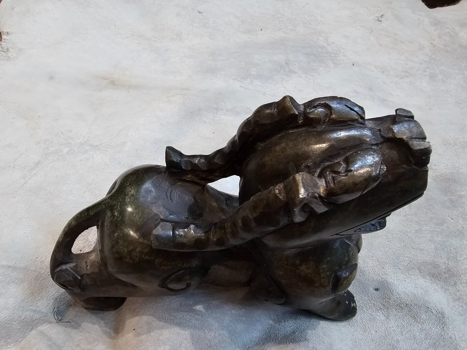 Soapstone Chinese guardian lion (“Foo Dog”) 6