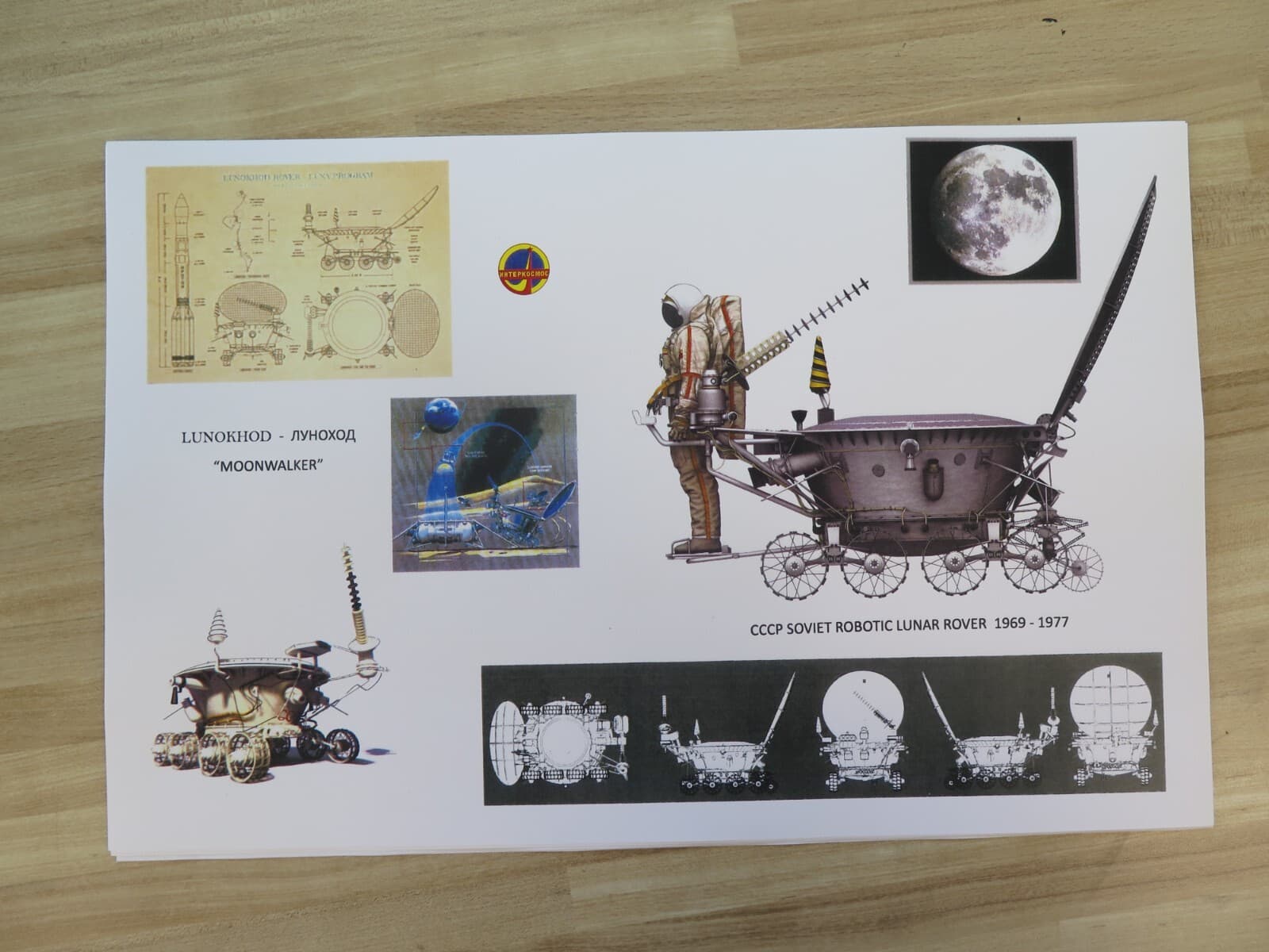 LUNOKHOD 1 Moon Walker | Soviet Space Program Diagram
