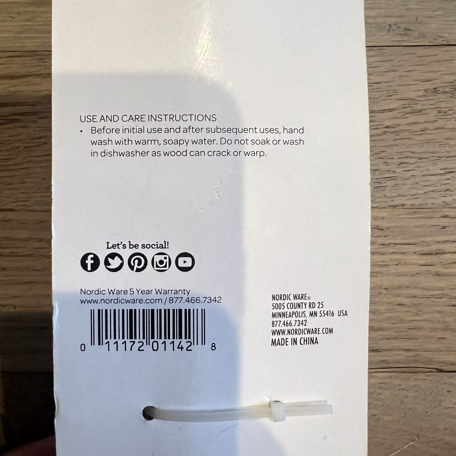 Nordic Ware Wooden Wood French Rolling Pin 19 Inches Long New In Packaging 5