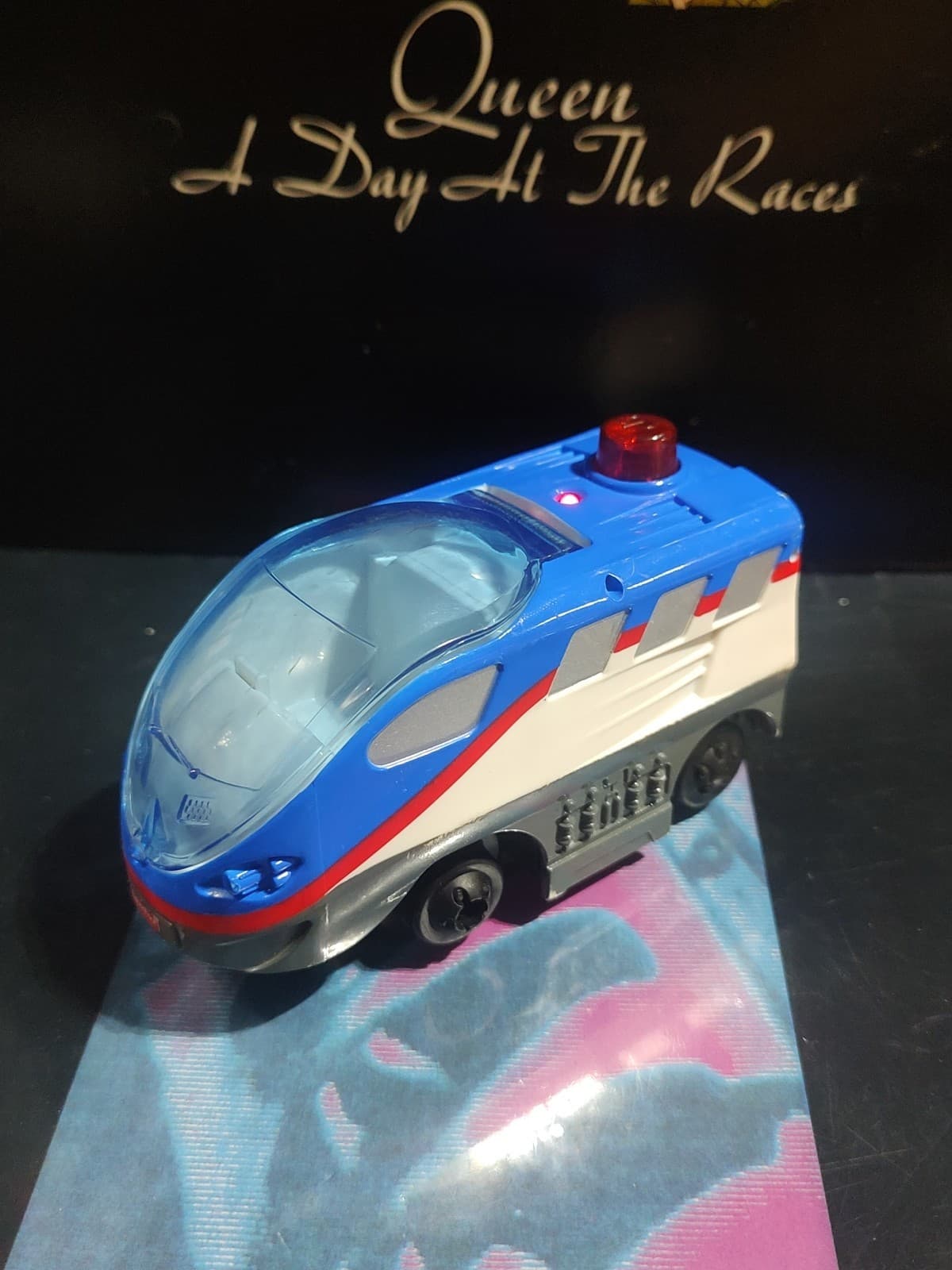 Rare 2010 Geotrax Blue Stand Alone Aero & Alt Eric Train Engine & Remote Lot! 2