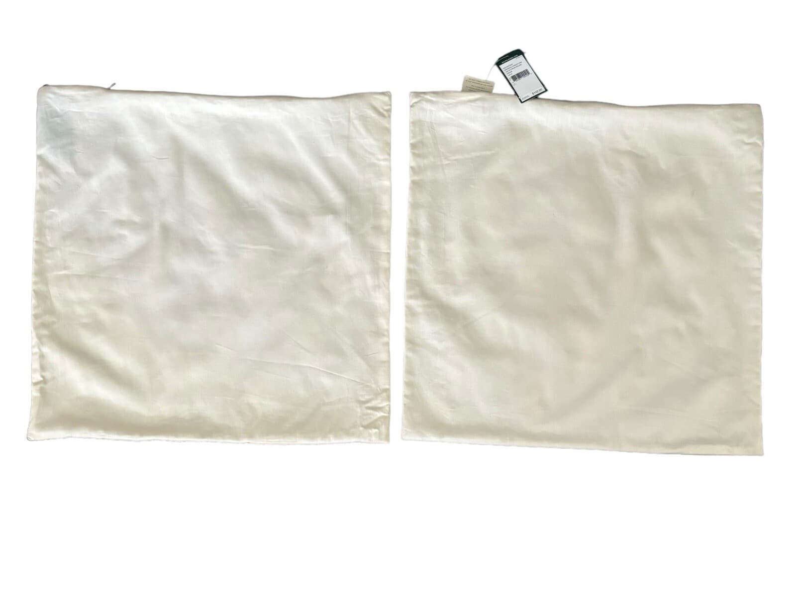 2 Ralph Lauren Cream Paisley Appliqué Throw Pillow Cover Mirabeau 18x18 RARE NWT 4