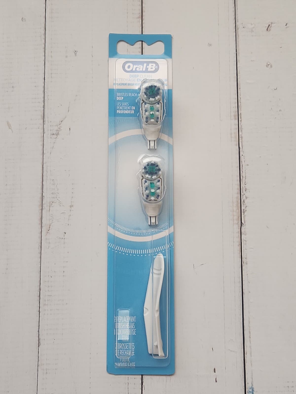 Oral-B Deep Clean Battery Powered Toothbrush Replacement Heads, 2 Count 