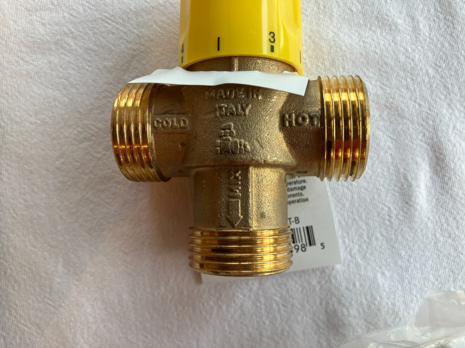 Webstone Nibco H-75103W 3/4” Forged Brass Thermostatic Mixing Valve 5