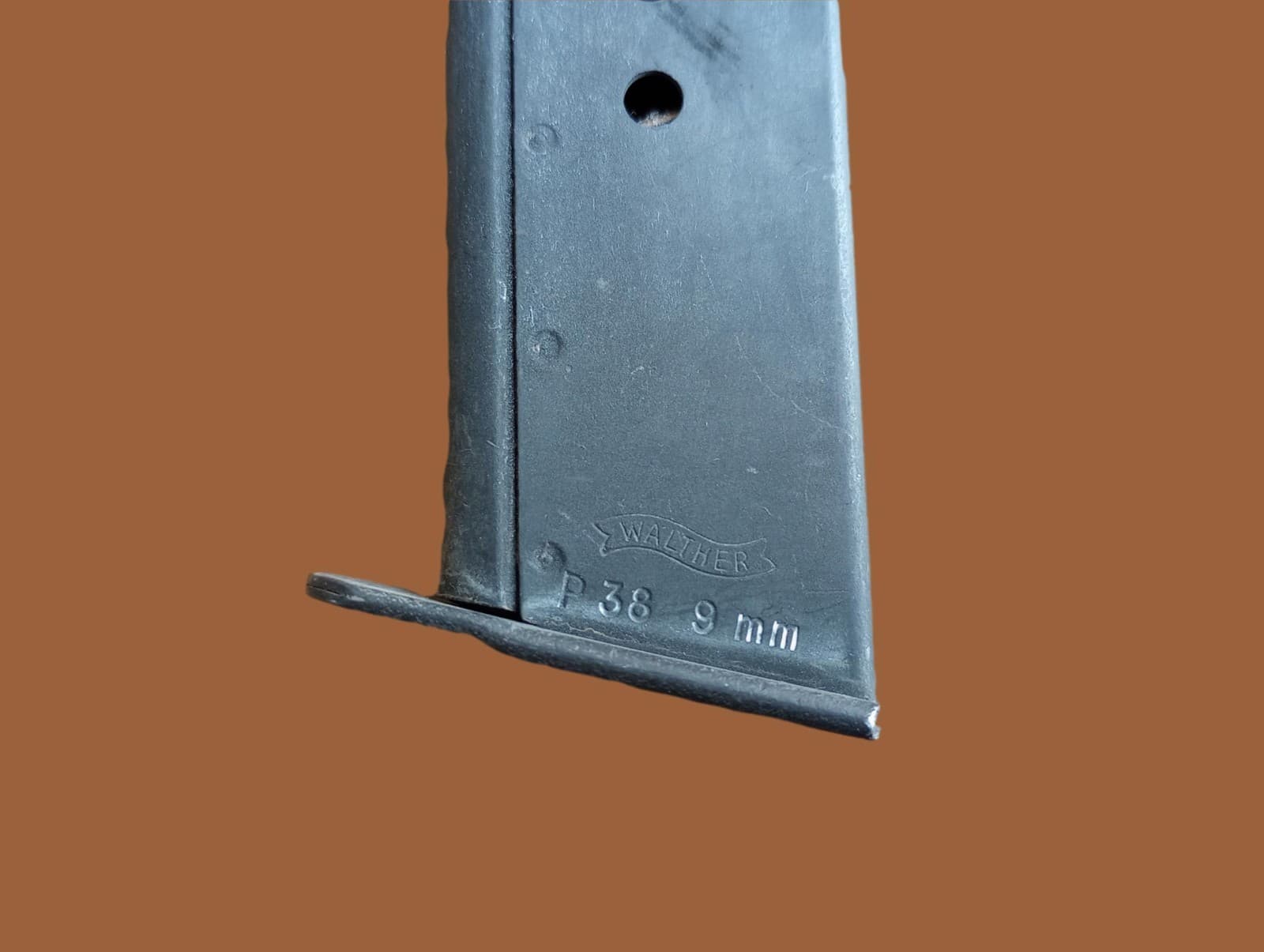 GERMAN WALTHER P38 P1 PISTOLS MAGAZINE FACTORY 8 ROUND MAG P38 CLIP DATED 3/62 2