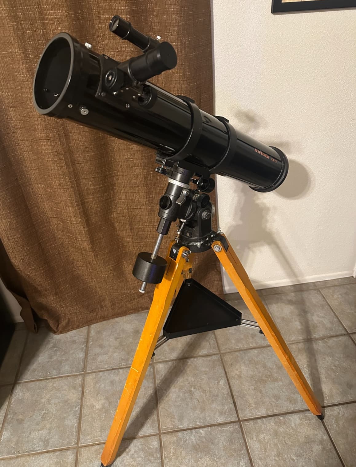 Celestron Vixen C4.5 Telescope Japan 1980s D114F910mm Polaris Vintage Newtonian