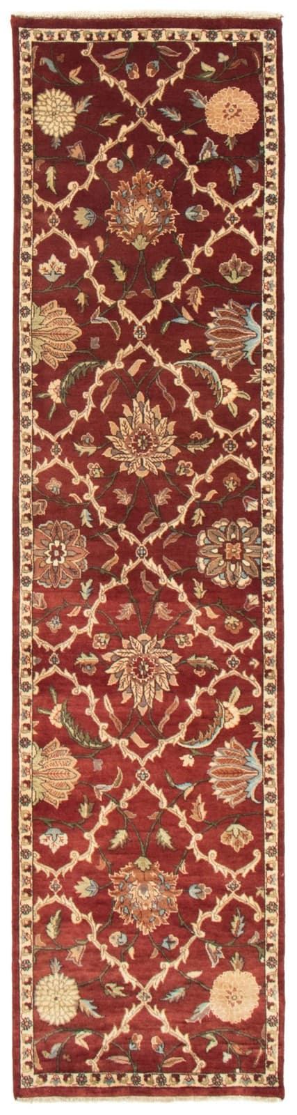 2'7" x 10'4" Vintage Hand-knotted Runner Rug Traditional Oriental Wool Carpet
