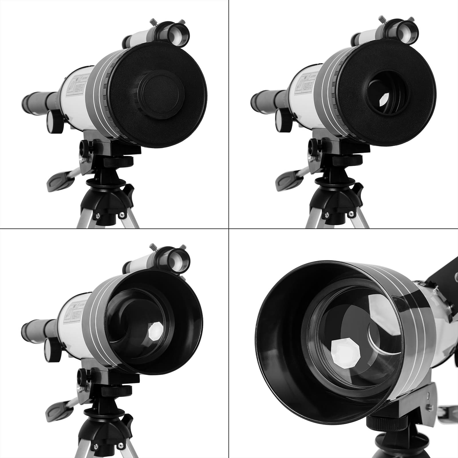 300mm Astronomical Telescope 150X with Phone Adapter Barlow Lens for Kids Gift 4