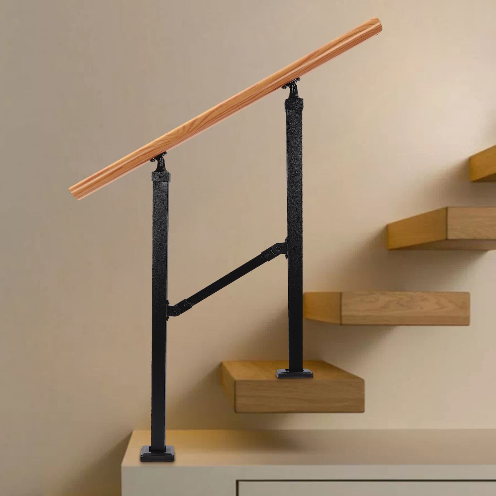 Simple Installation Handrails for Outdoor, Staircase Handrail, 2-Step Handrail  2