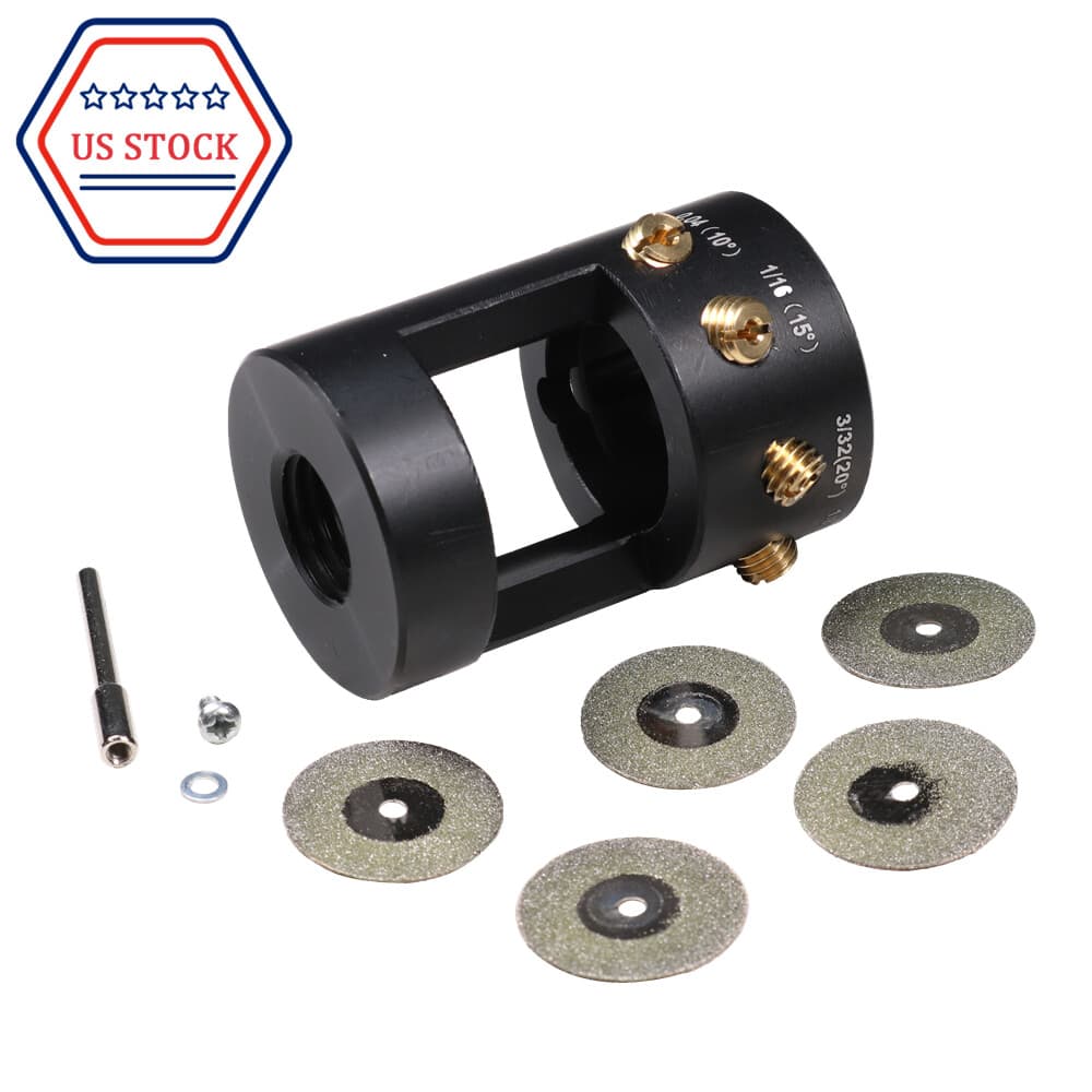 Tungsten Grinder W/ Sharpener Multi-Angle &Offsets Head Tool Fit For TIG Welding 3
