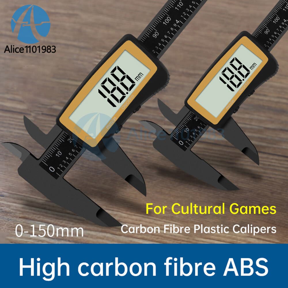 6"0-150mm Digital Caliper Micrometer LCD Gauge Vernier Electronic Measuring Tool 3