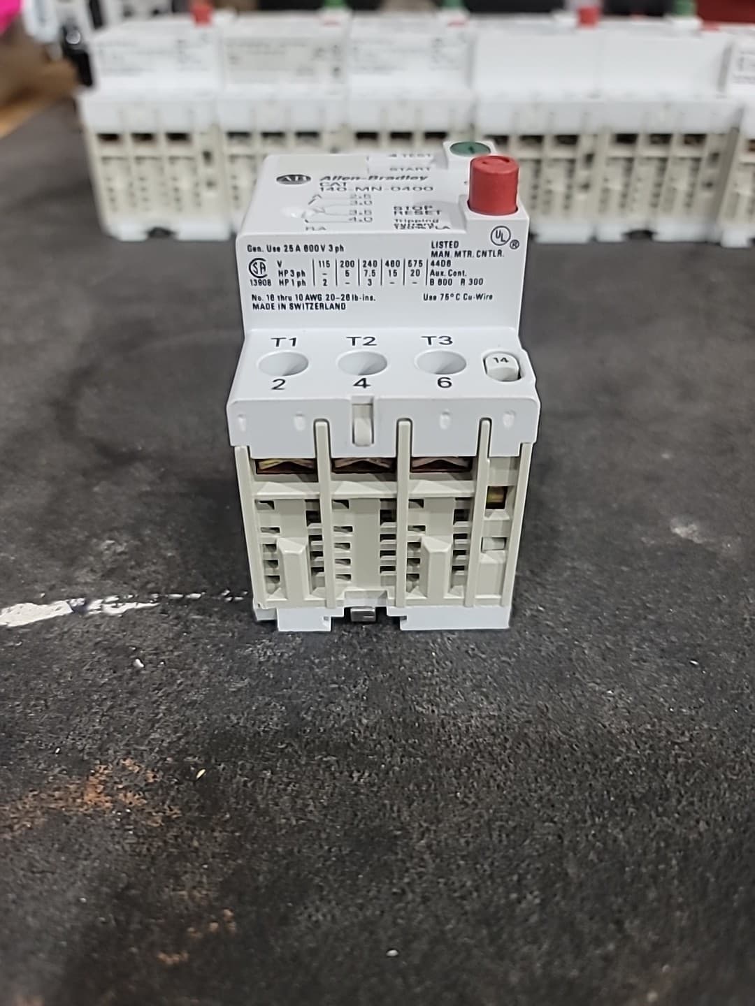 Allen Bradley 140-MN-0400 Ser C CAT Manual Motor Starter-NOS 2