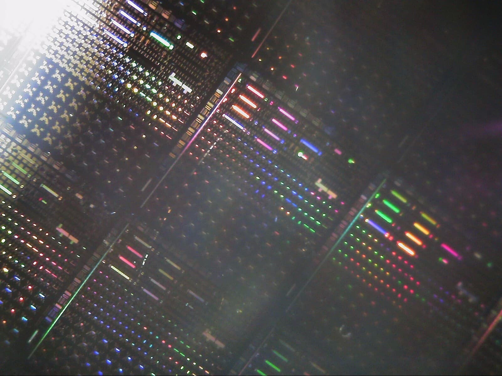 4" Golden Test Silicon Wafer Unique Extremely Rare  RF NAND Vintage CPU Chip 4