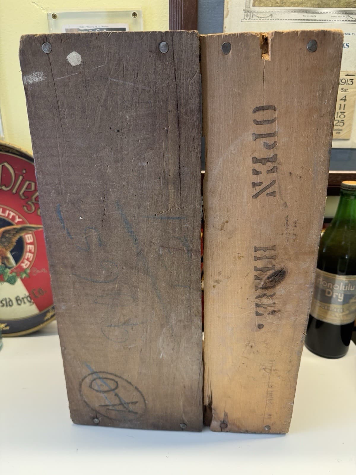 POINT LOMA BRAND Klauber Wanganheim San Diego, Cal Wood Fruit Shipping Box Crate 4