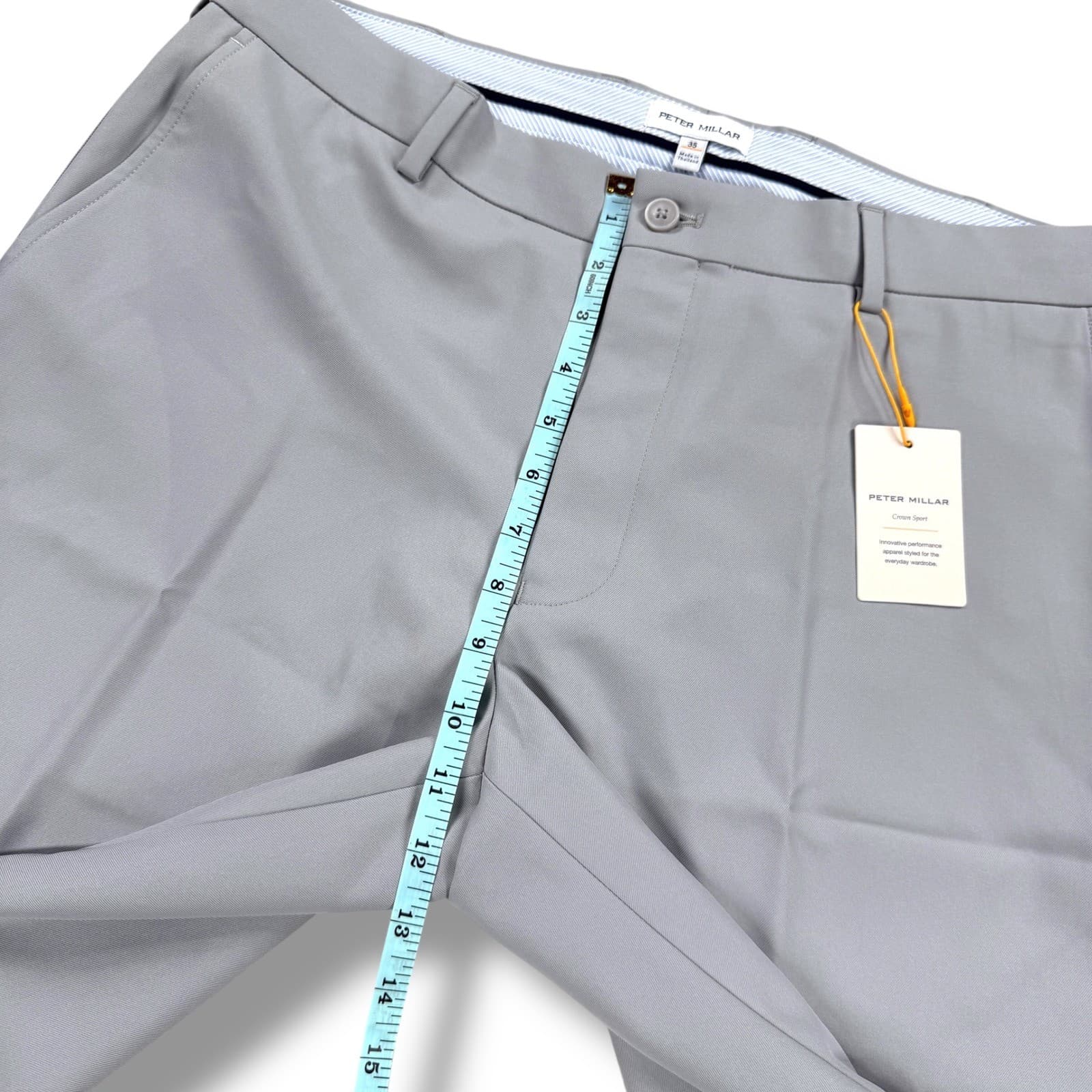 NWT Peter Millar Salem Performance Short Men's Size 34 in Gale Grey - $108 6