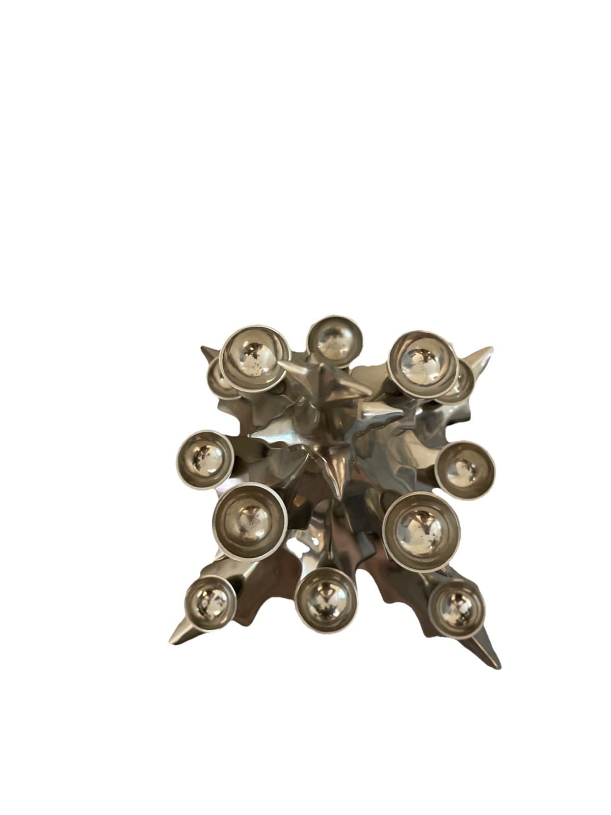 Pottery Barn Christmas Tree Metal Tea Lights Ornaments Holder Retired 2