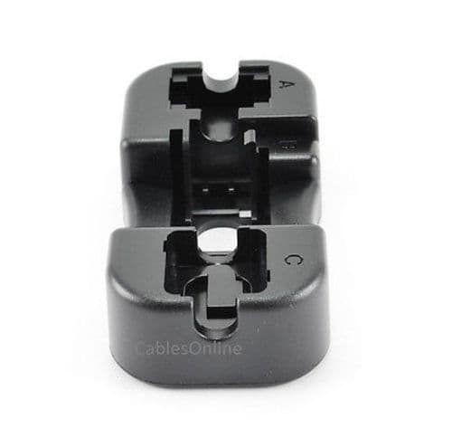 RJ45/RJ11 Keystone Jack Punch Down Installation Stand Holder Assembly Tool 3