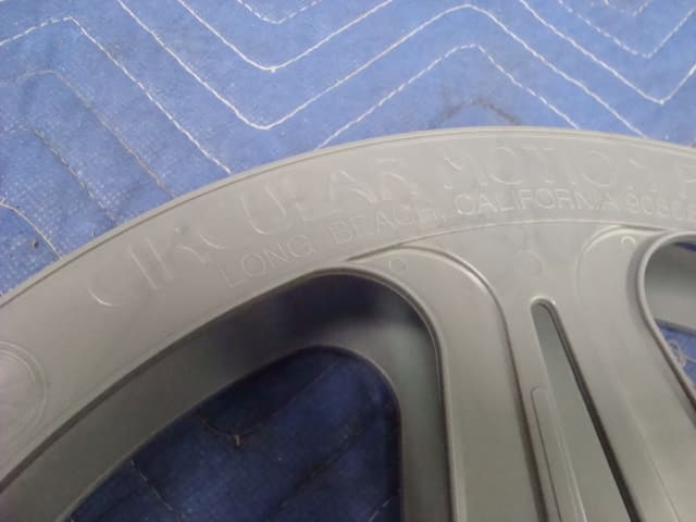 35mm Plastic Exchange Reels 2000' BRAND NEW case of 12 Circular Motion GreyReels 3