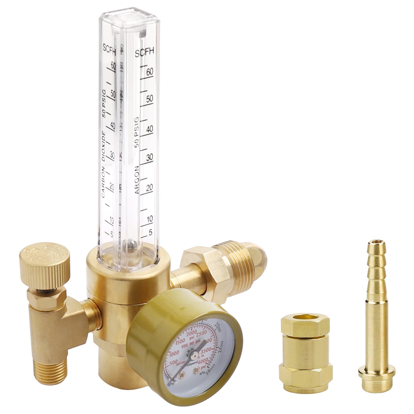 Mig Tig Flow Meter Regulator Argon CO2 Gas Welder Welding Weld Regulator Gauge 2