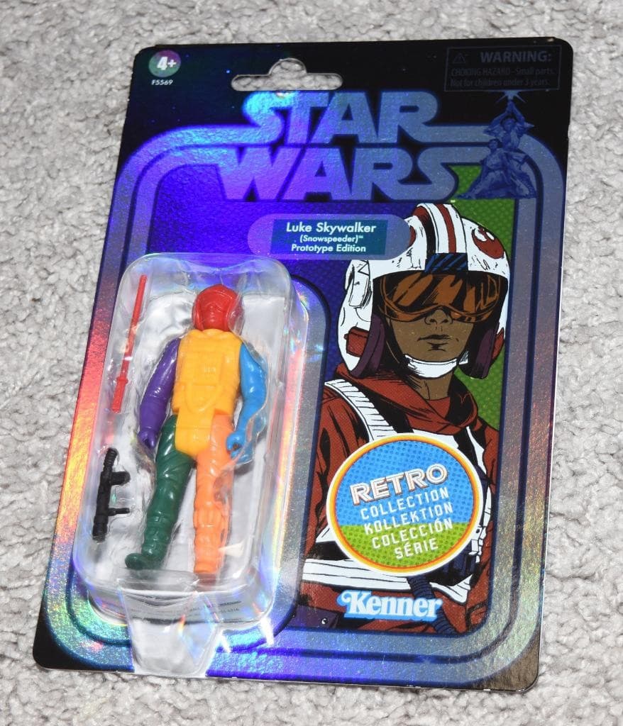 Star Wars Luke Skywalker Snowspeeder Retro Prototype Target Figure - LOT OF 3 2