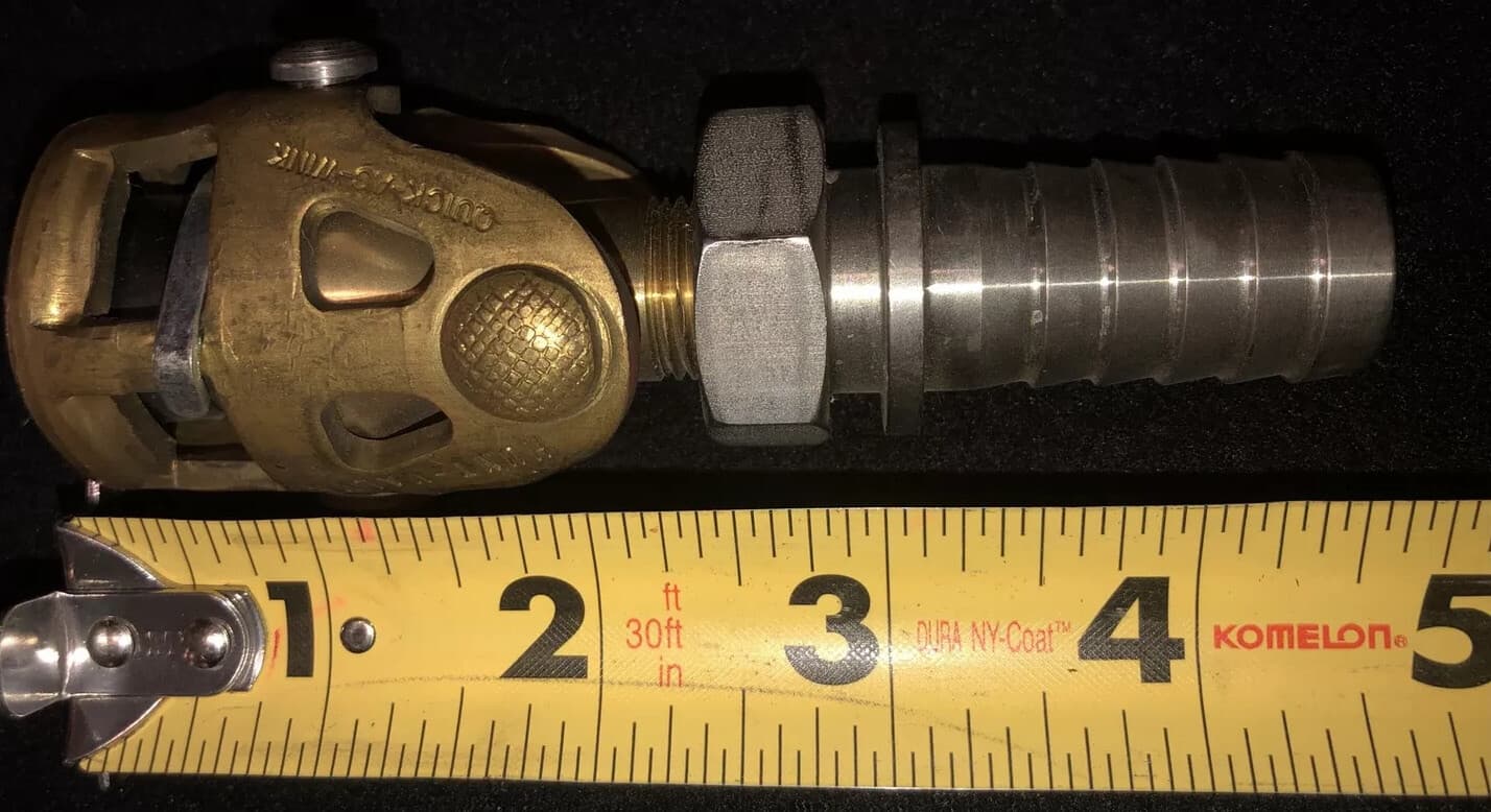 NEW-No Box Hunt Valve Quick As Wink Lock-On Quick Disconnect Valve Coupling 2