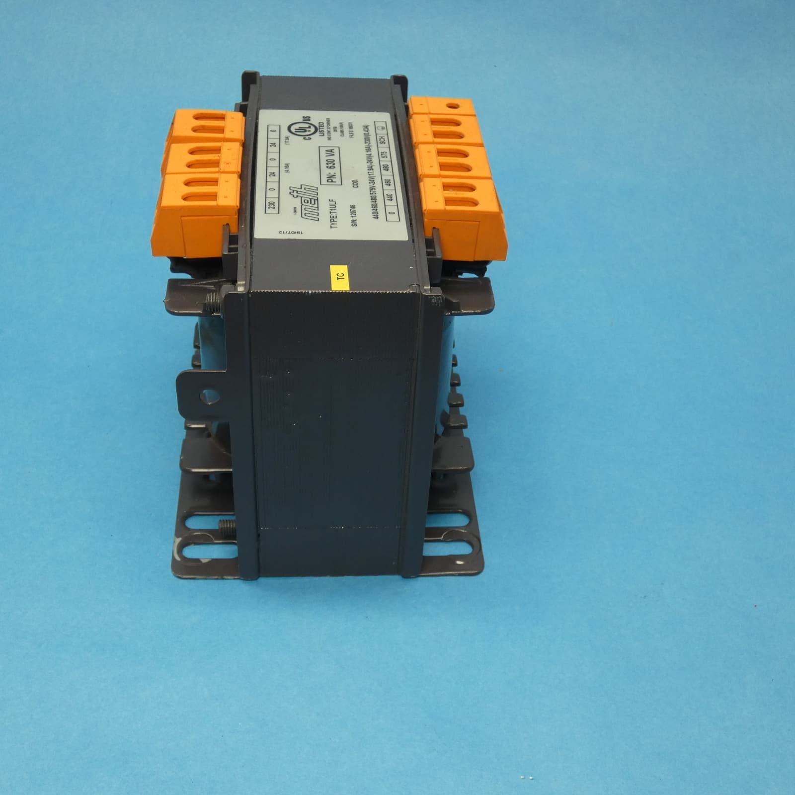 Meth Electric T1ULF-630 Control Transformer 630 VA 440-480/575V X 24VAC/230VAC 5