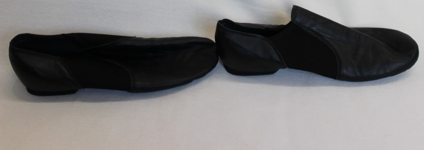 Jazz Shoes Size 9.5 Black Professional Split Sole with Elastic 3
