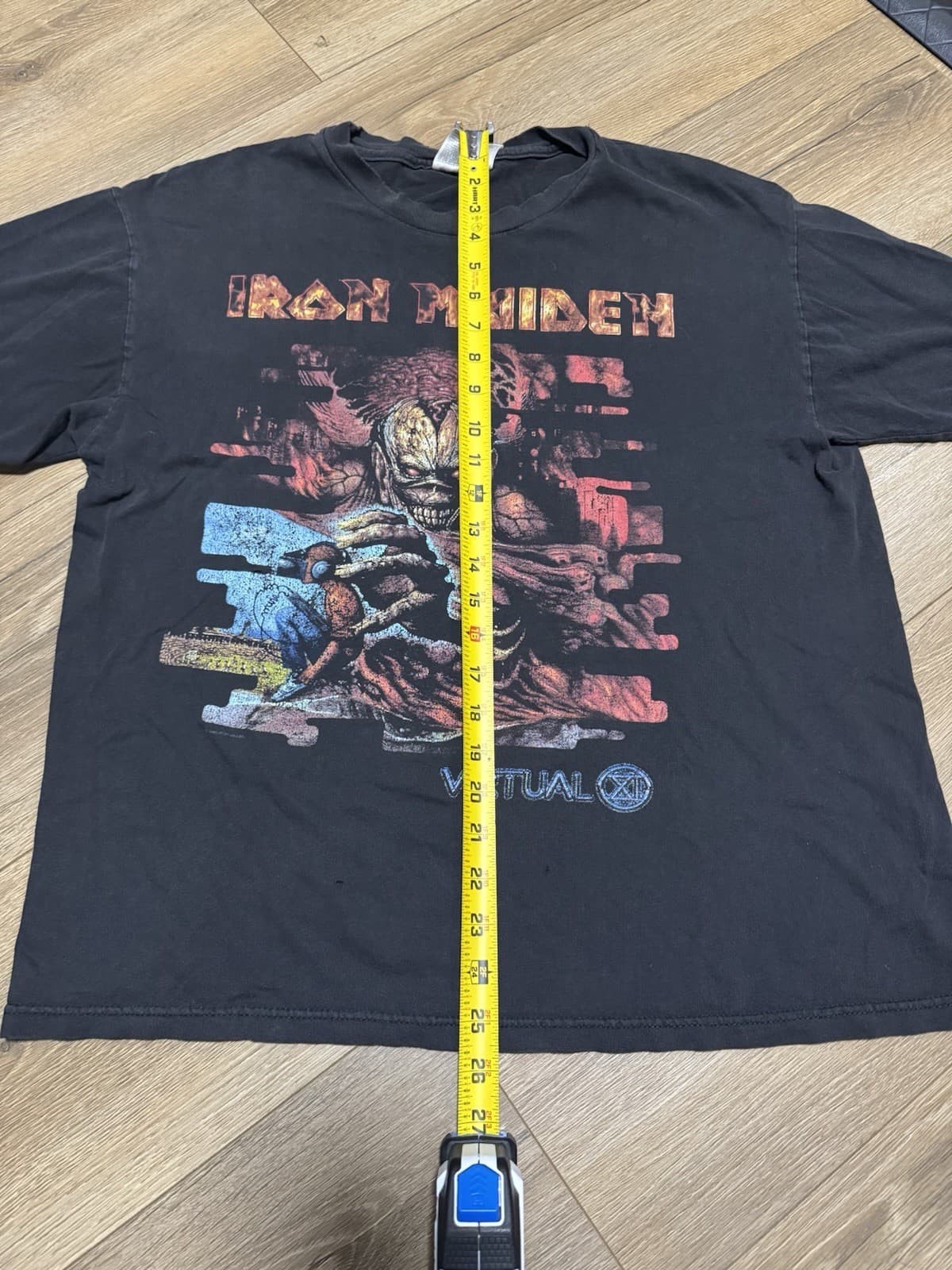 Vintage 1998 Iron Maiden Virtual Band T-Shirt Winterland Medium FIT RARE 5
