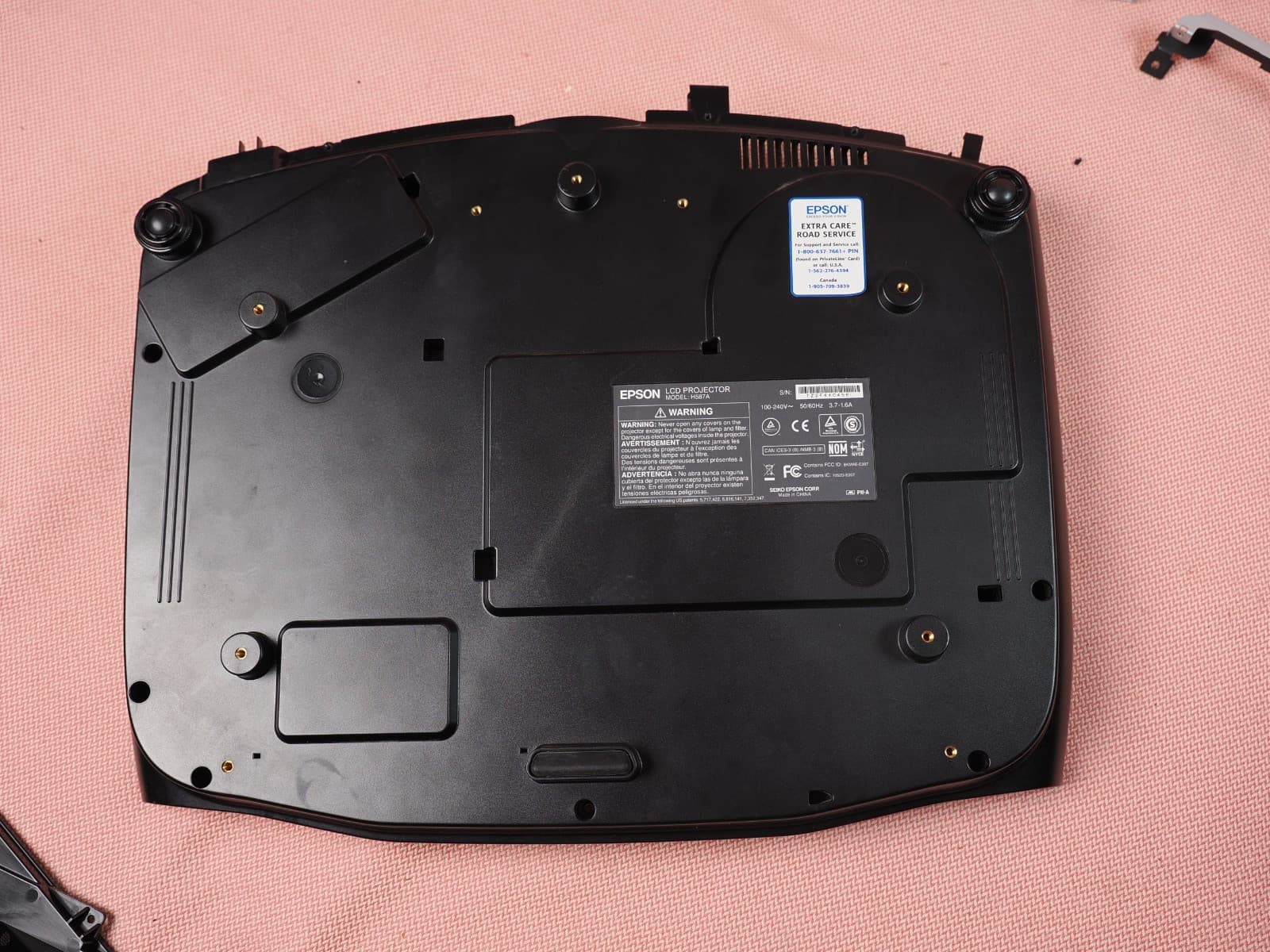 Epson 6030UB Projector Bottom Bezel Bottom Cover 6