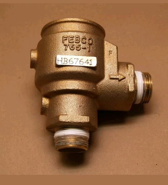 Nuevo OEM FEBCO 765 1" Cuerpo de Cobre Asembleo para Presion VACUUM BREAKER