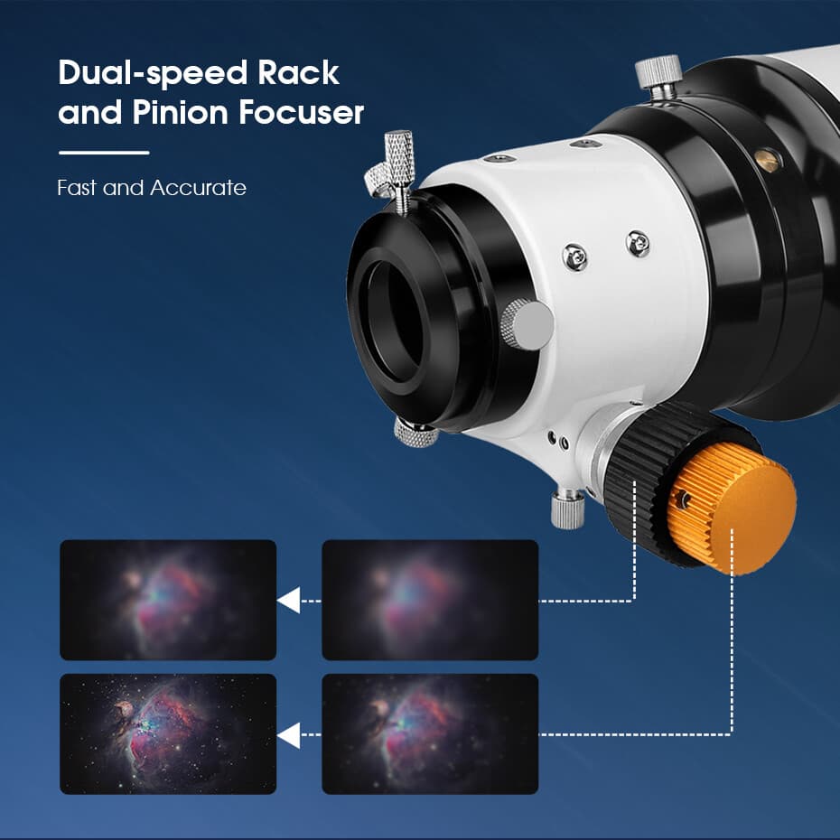 SVBONY SV503 102F7 ED Telescope Refractor Visual Set for Planetary Observation 6