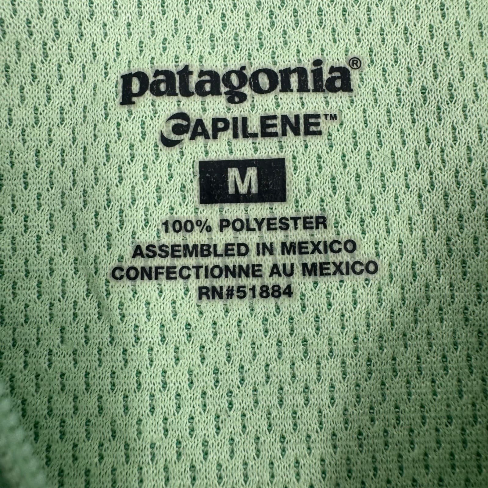 Patagonia Capilene Cool Lightweight Green 1/4 Zip Pullover Shirt Mens Size M 5