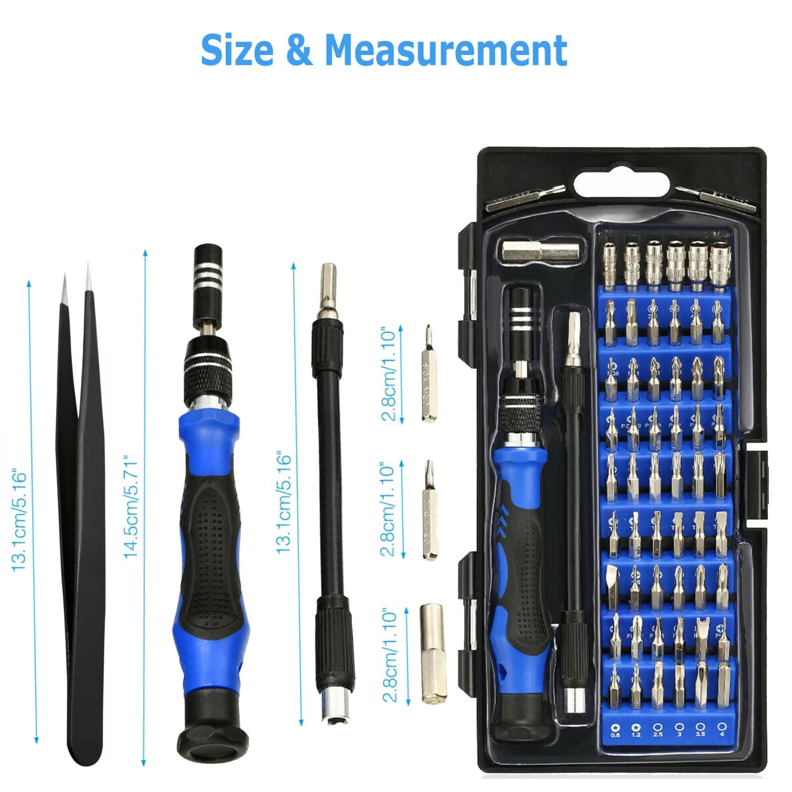 62 in 1 Magnetic Precision Screwdriver Set PC Phone Electronics Repair Tool Kit 3