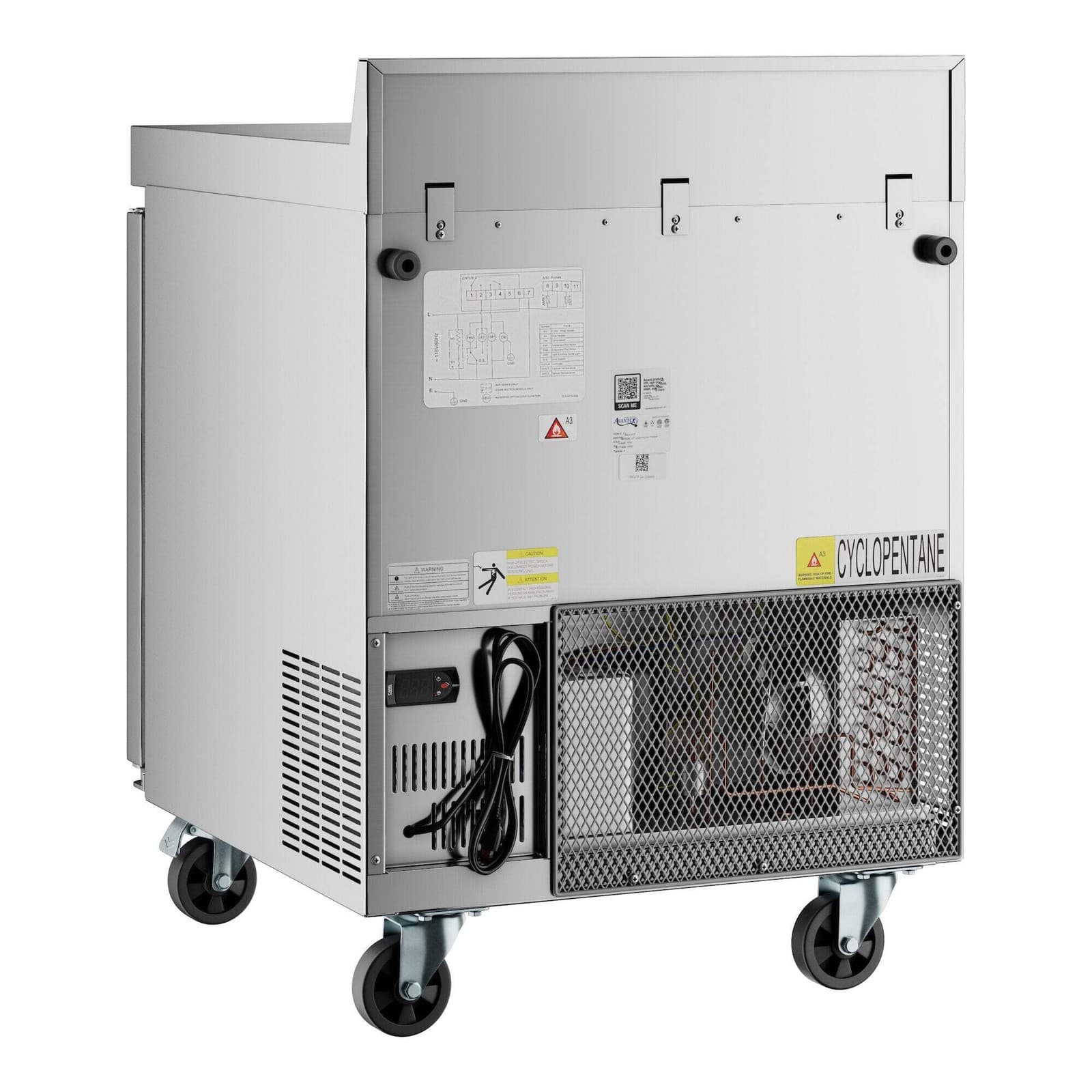 27" Worktop Refrigerator with 3 1/2" Backsplash 2