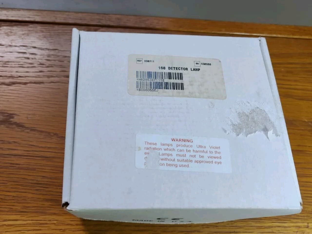 USED Beckman 168 Detector Deuterium Lamp Part No. 538711 3