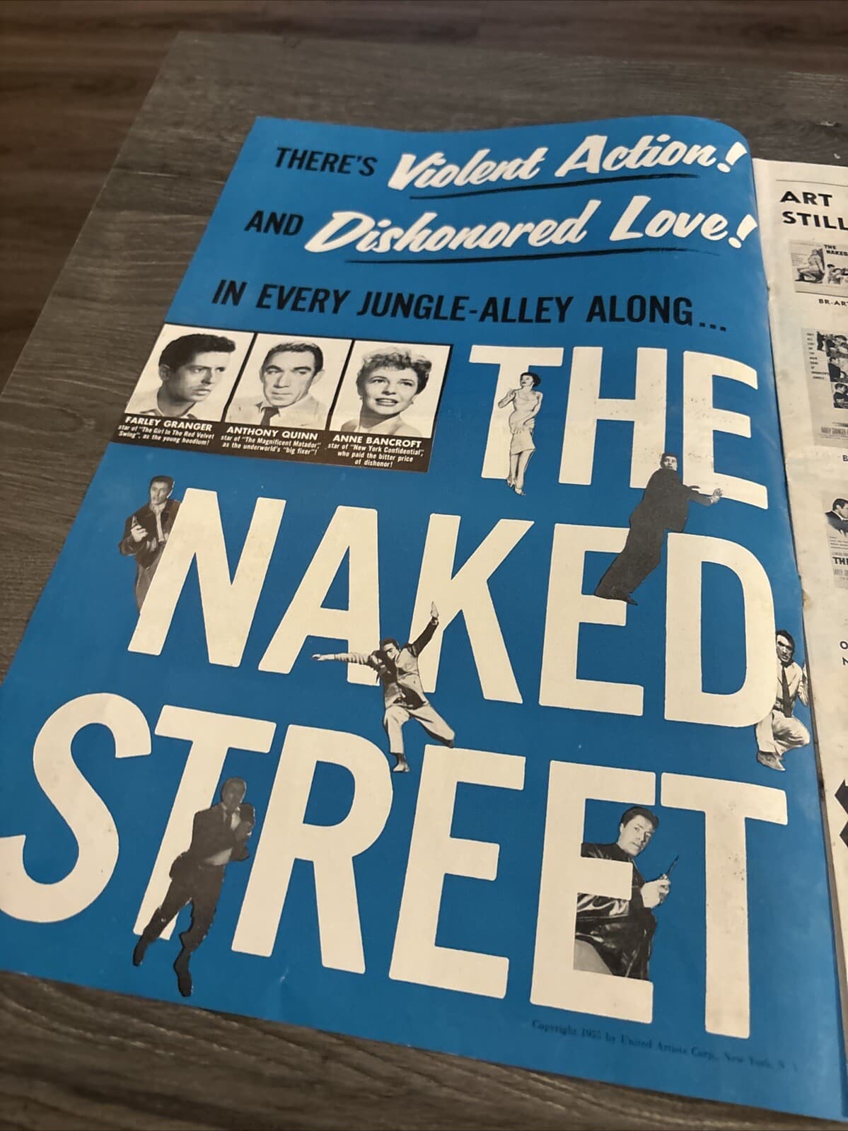 1955 The Naked Street Pressbook (A) 2