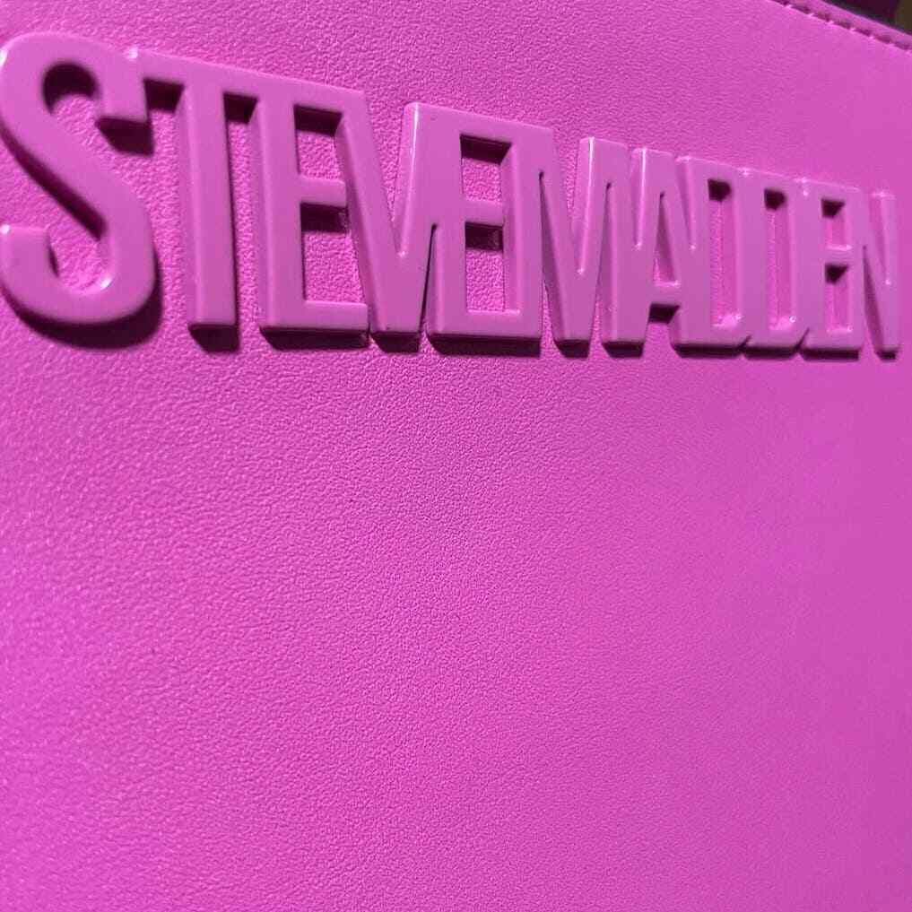 STEVE MADDEN BEVELYN SATCHEL CROSSBODY BAG W AIR POD CASE PINK NWT 2