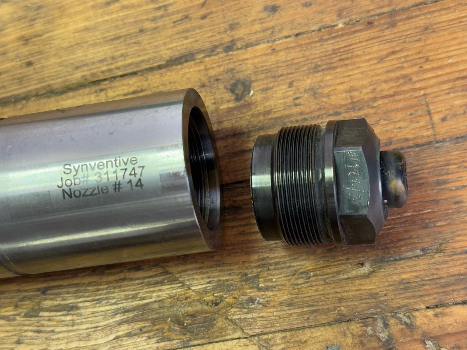 2 Used Synventive Hot Runner Injection Nozzle #12 #14 2