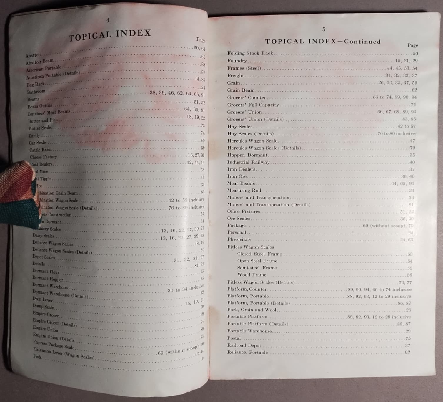 1910 Osgood Scale Co. Binghamton NY Standard Scales Catalog #50 B1-82 5