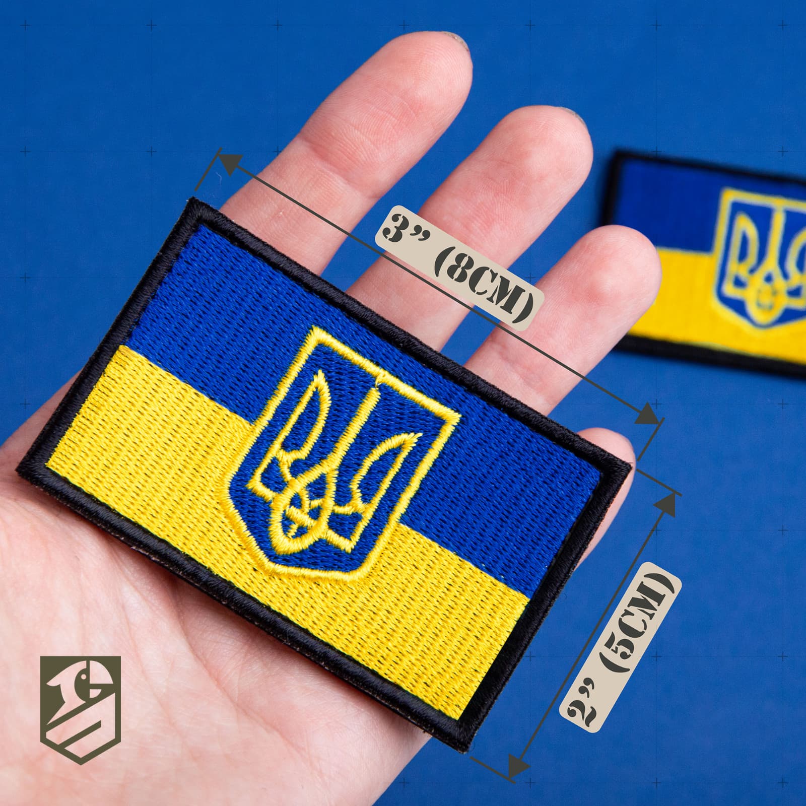 2 Pcs Ukraine Flag Patch Set, Embroidered Ukrainian Patch 2x3 2