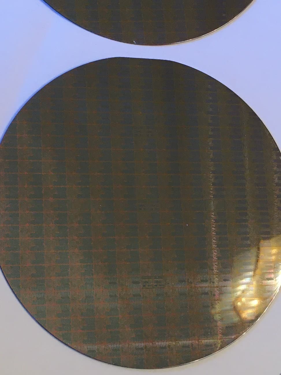 4"  Intersil General Electric? Silicon Wafer 1984  Rare Vintage CPU Chip 3