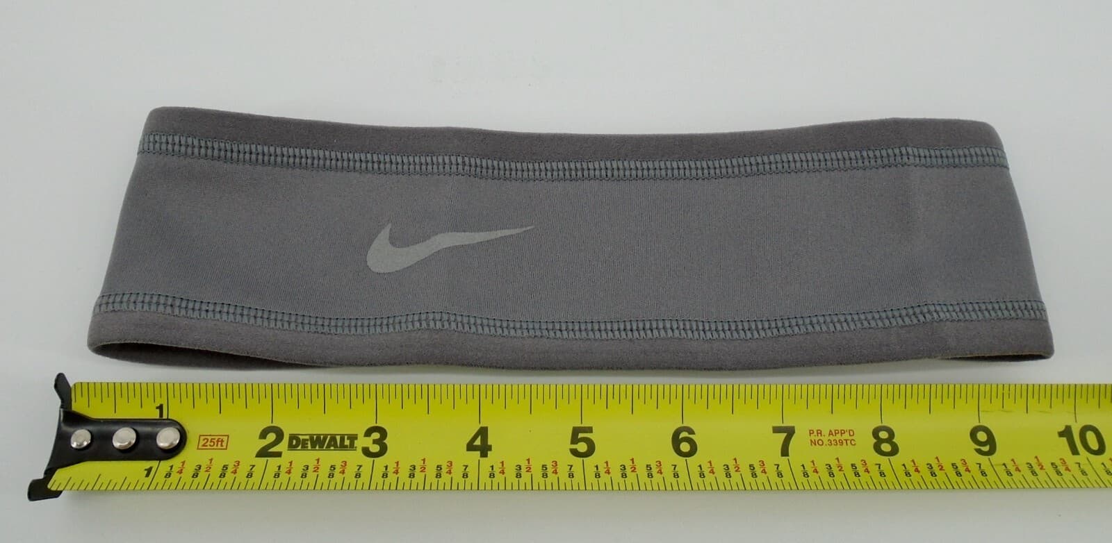 Nike Headband Women's Thermal Running Reversible Grey/Pink/Silver 6