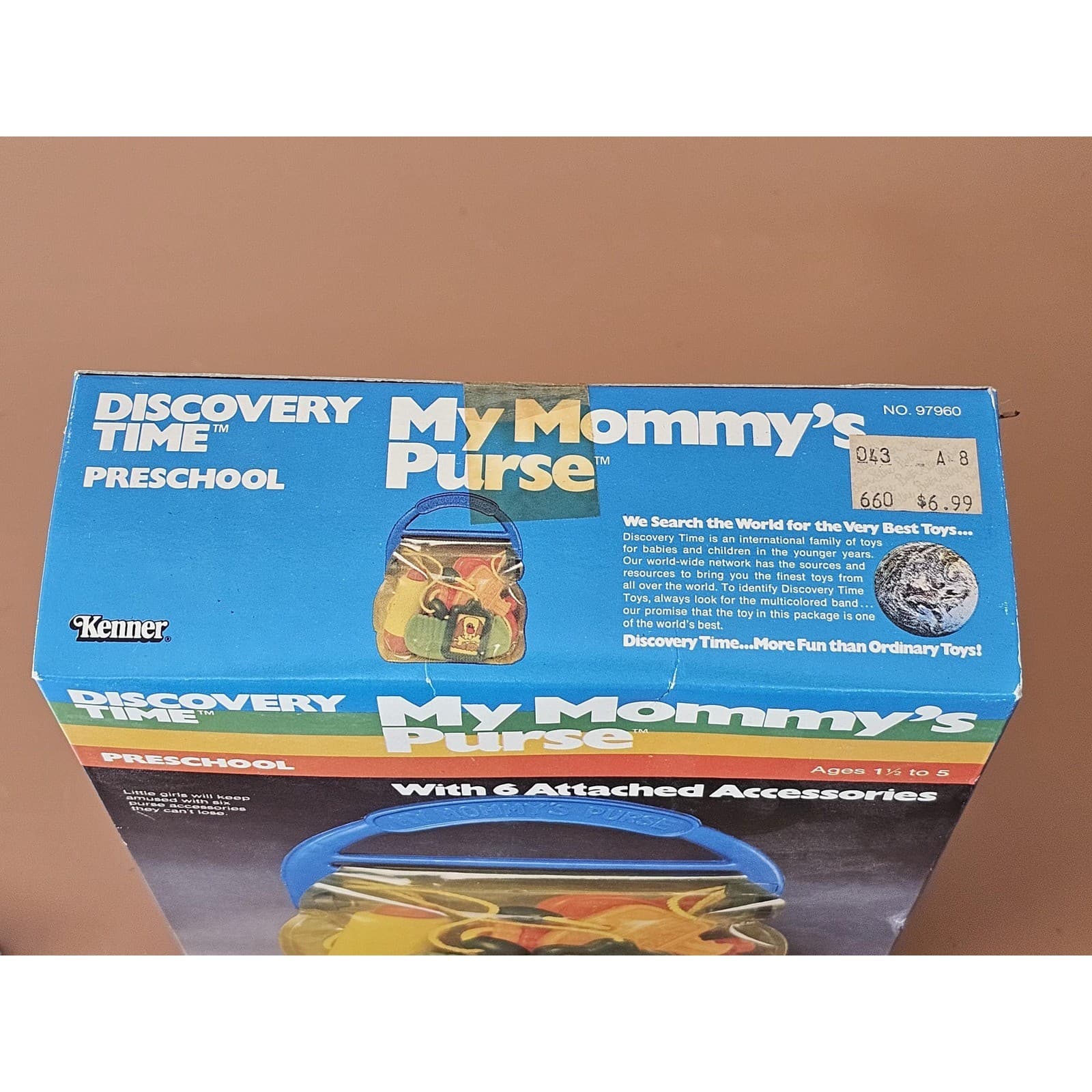 1981 Kenner 97960 Discovery Time My Mommy's Purse Preschool Toy w Comb Lipstick 6