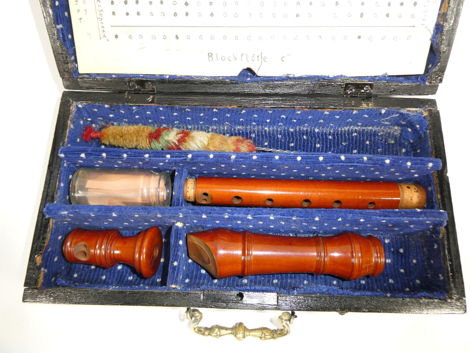 Recorder in Case Company Alexander Heinrich Flute 6